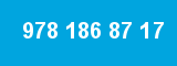 978 186 87 17 978 186 87 17